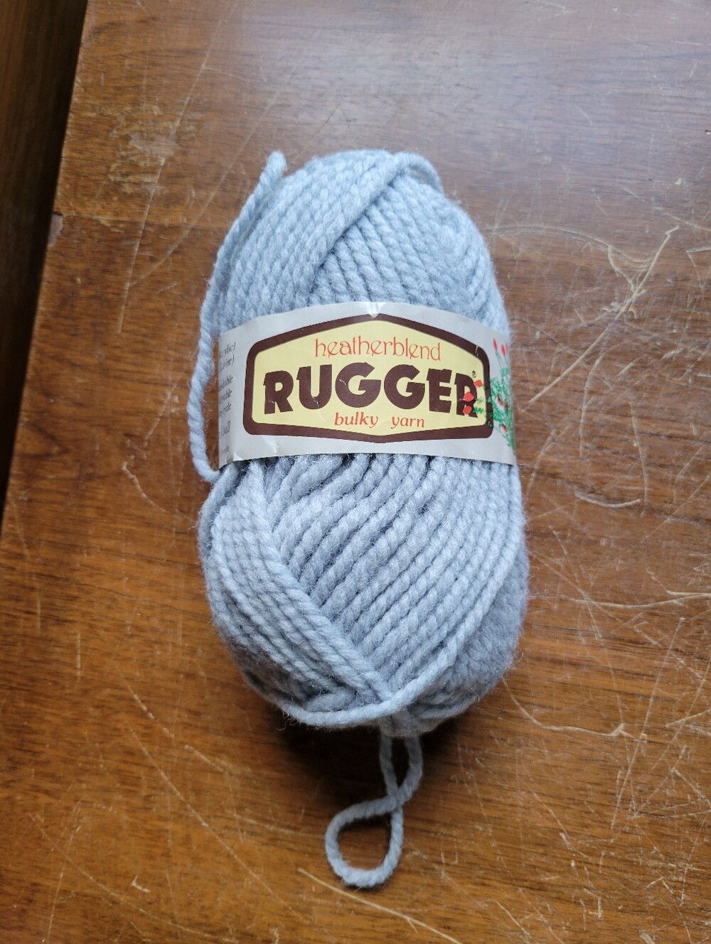 Brunswick Rugger Heather Wool Blend 80% Acrylic/20% Wool Bulky Yarn Pussywillow